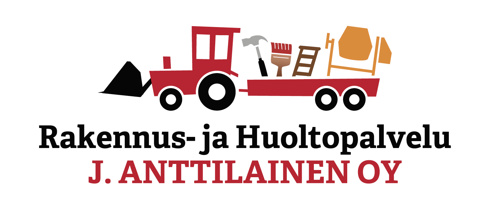 Rakennus- ja Huoltopalvelu J. Anttilainen Oy Logo